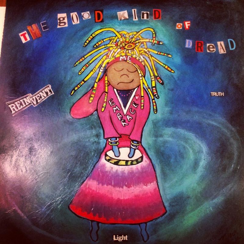 Angie Mack acrylic painting