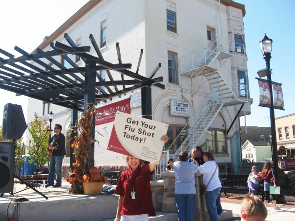 get your flu shot today photo by angie mack reilly grafton wi