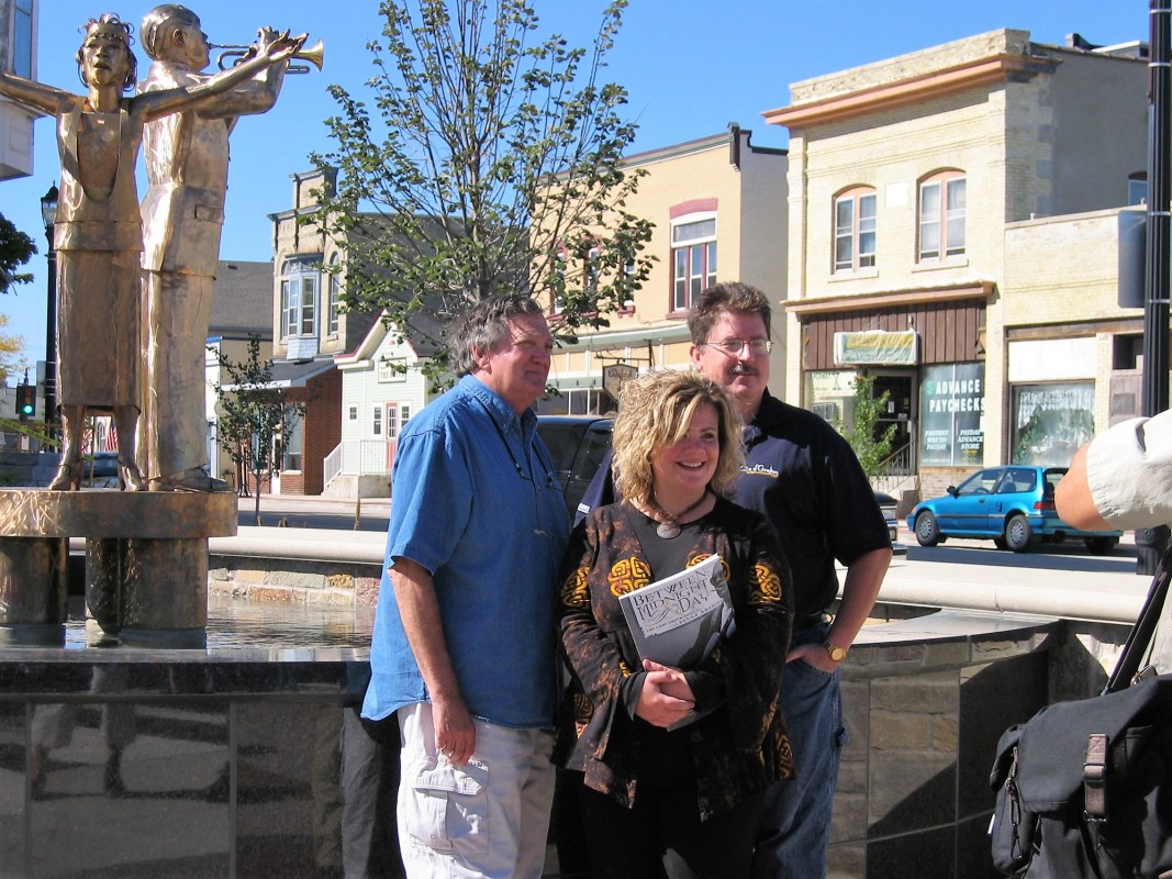 Dick Waterman, Angie Mack and Jim Brunnquell
