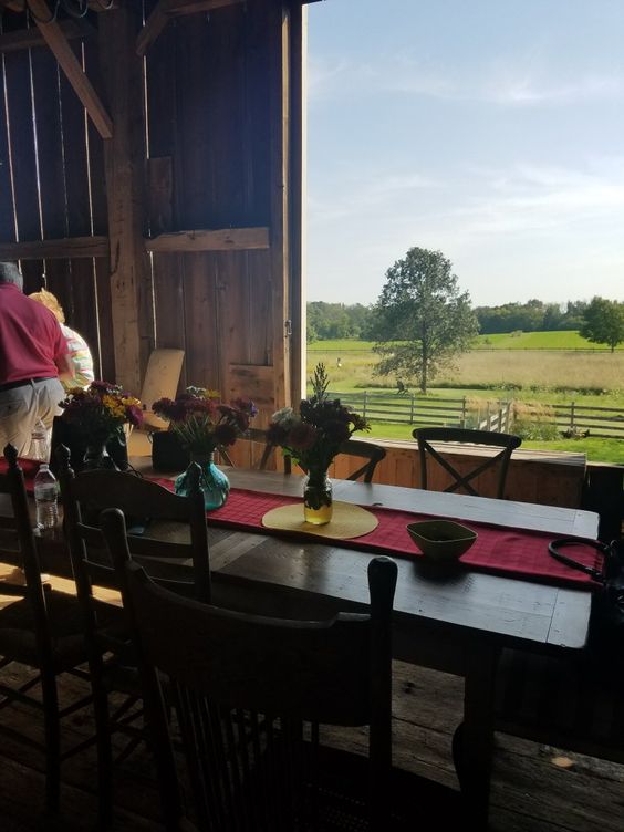 Sunset on the Wisconsin Farm by Angie Mack